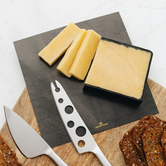 Black Linen Cheese Board Presentation Card Pk/8