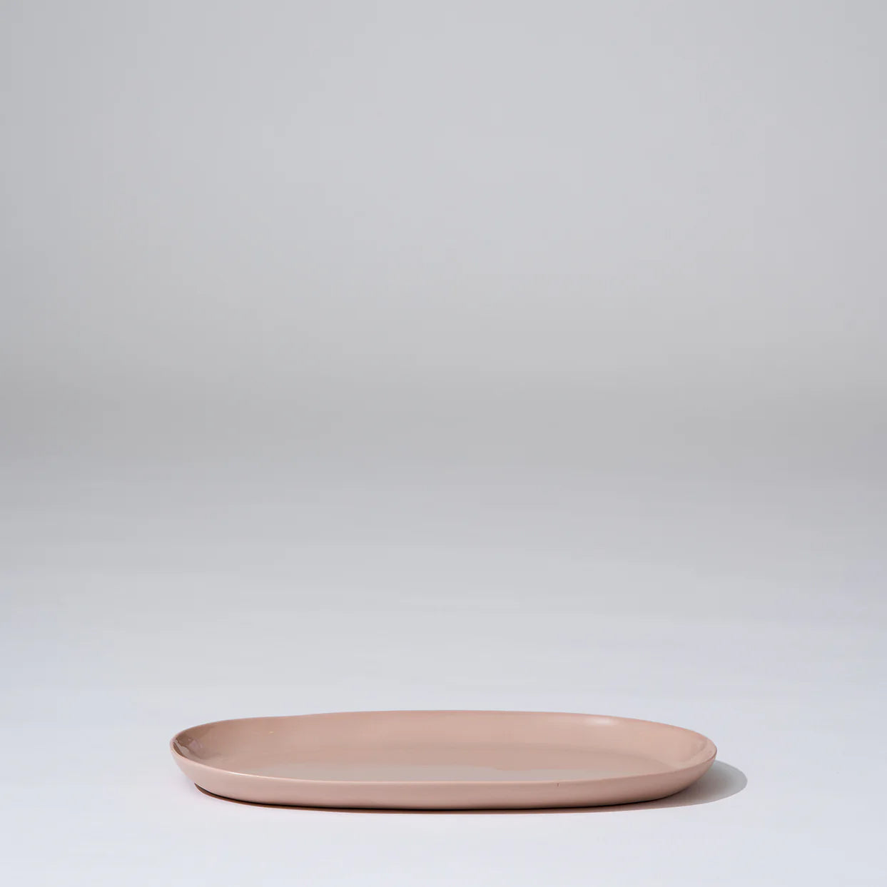 Cloud Oval Plate Icy Pink (M)