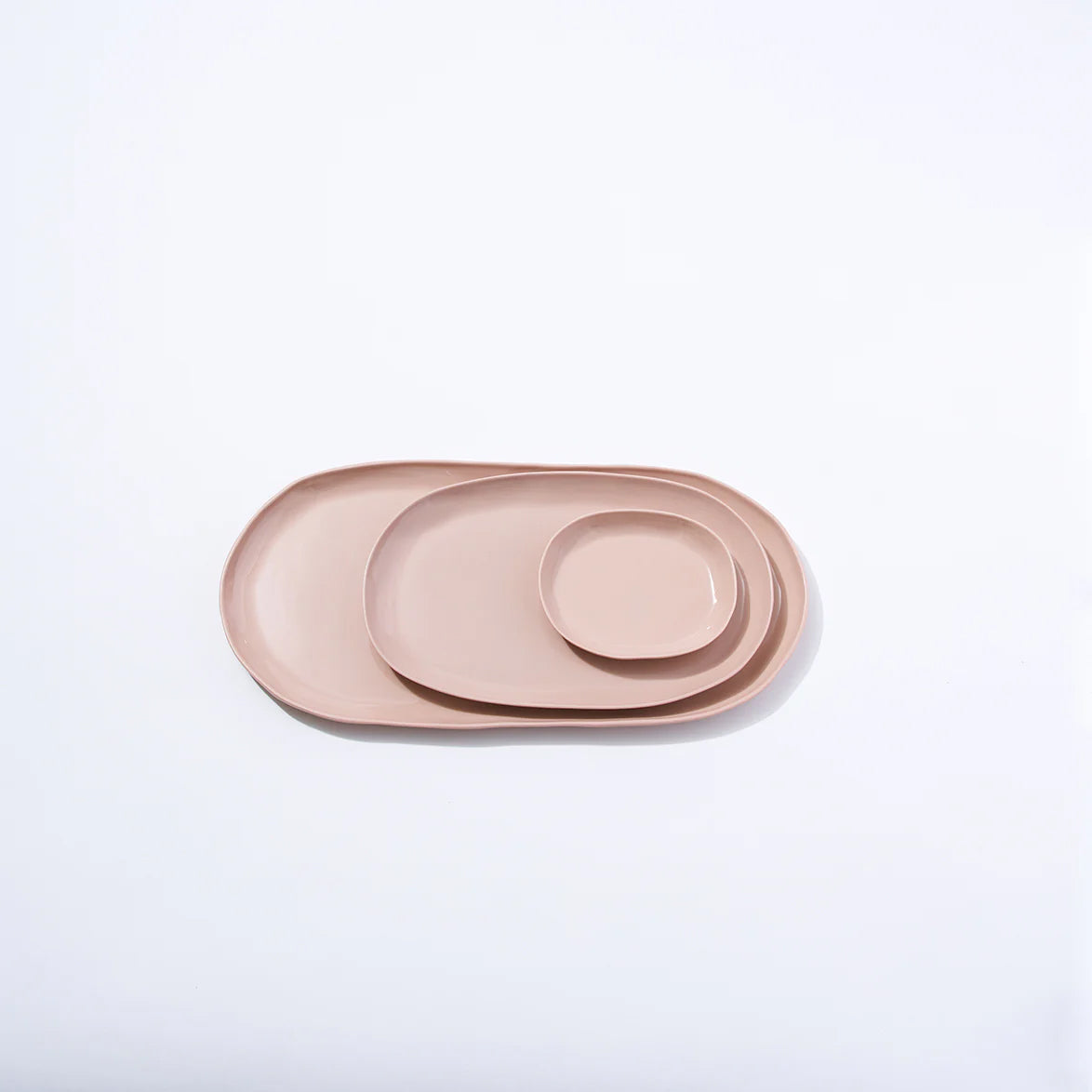 Cloud Oval Plate Icy Pink (M)