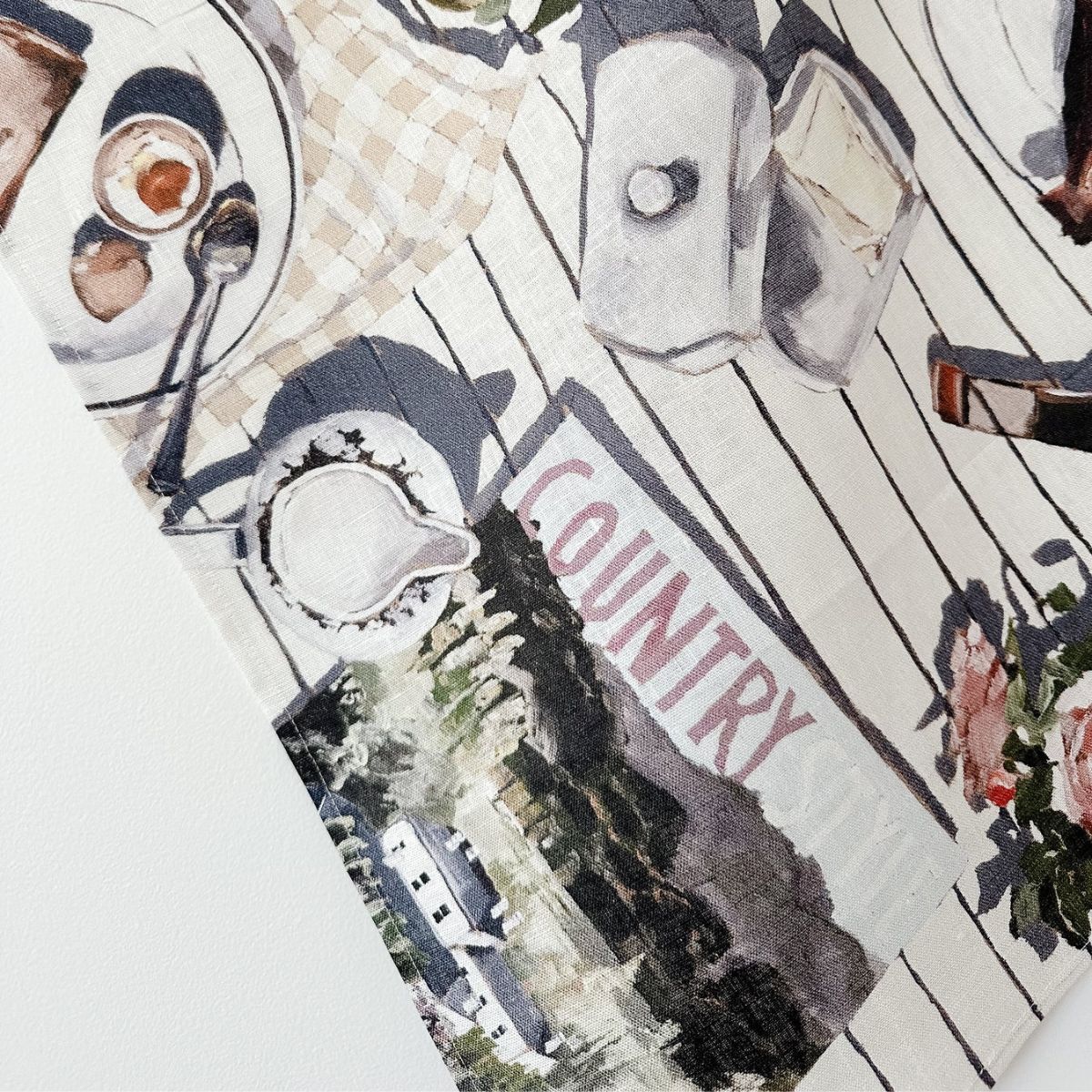 'FARM MORNINGS' Tea Towel