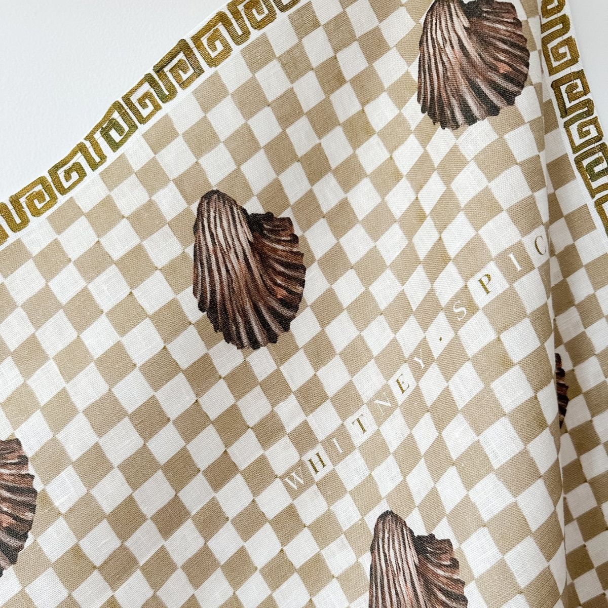 'HAZEL SHELL' Tea Towel