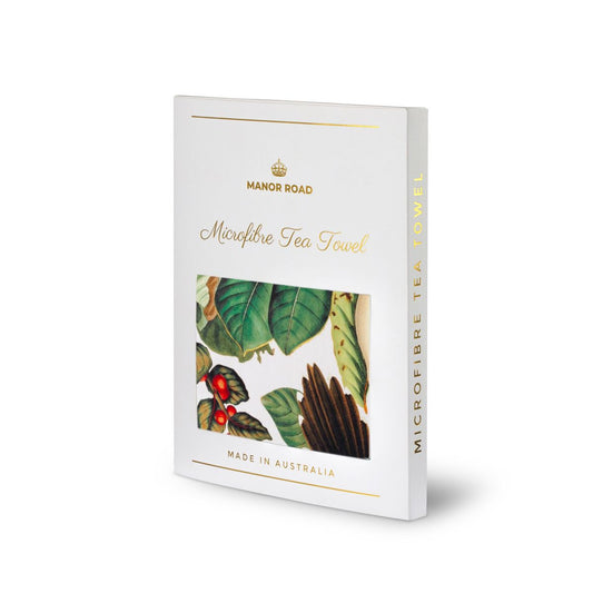 Magnolia Blooms Microfibre Tea Towel