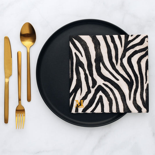 The Zebra Dinner Napkin
