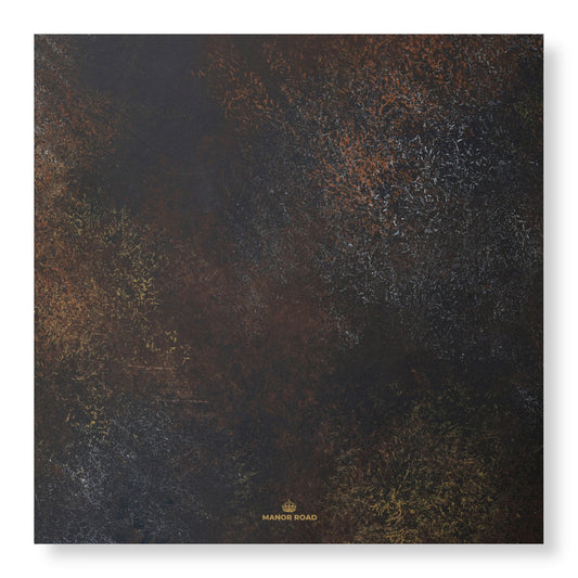 Rust Metal Cheese Board Presentation Card Pk/8