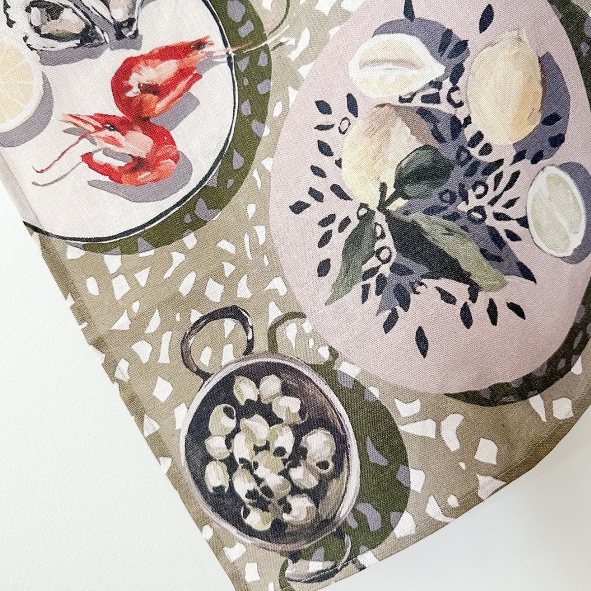 'TABLE BY THE SEA' Tea Towel