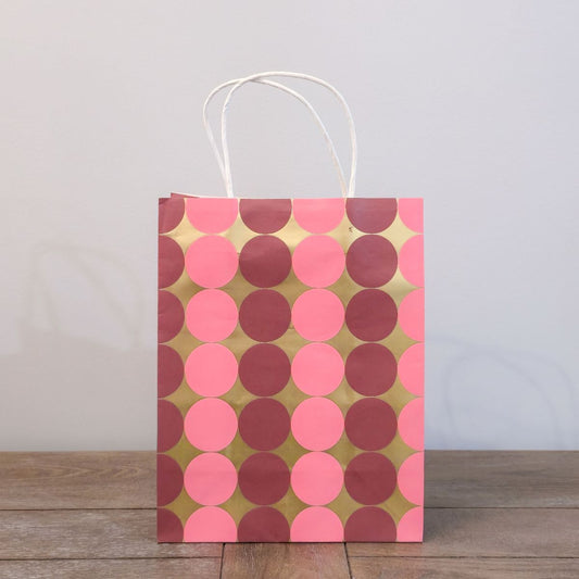 Baubles Gold Foil Gift Bag, Pk/2 (Small)