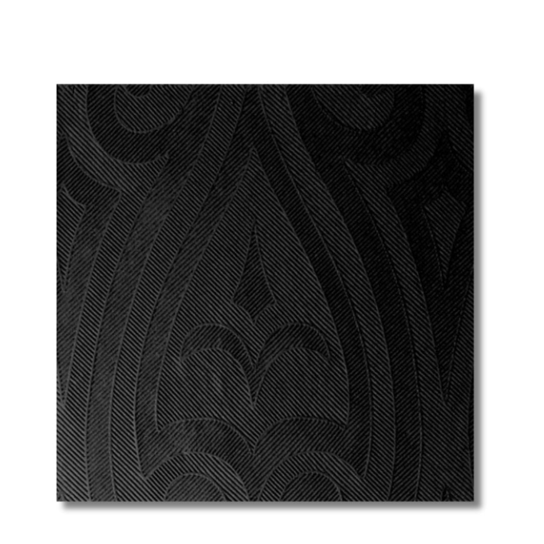 Elegance Lily Black Serviettes Pk/40