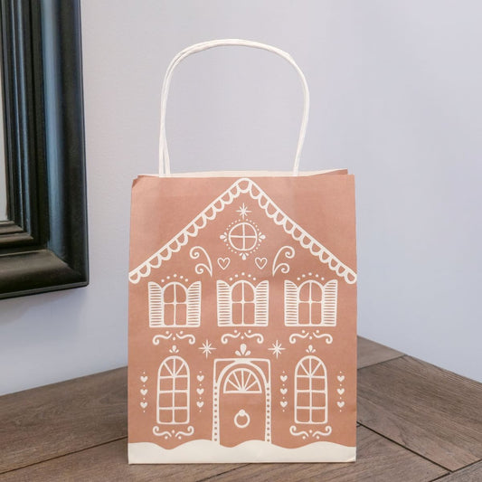 Gingerbread House Gift Bag, Pk/2 (Small)