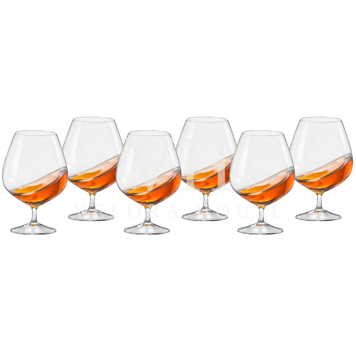 Viola Crystal Brandy Glass Box/6 600ml