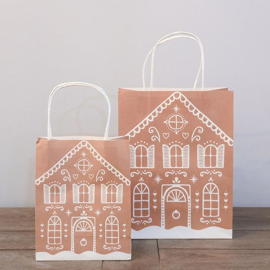 Gingerbread House Gift Bag, Pk/2 (Small)
