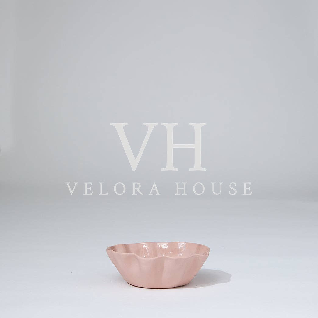 Ruffle Bowl Icy Pink (S)
