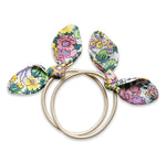 Set of girls Liberty floral patterned hair ties. Great for gifting or everyday wear. 