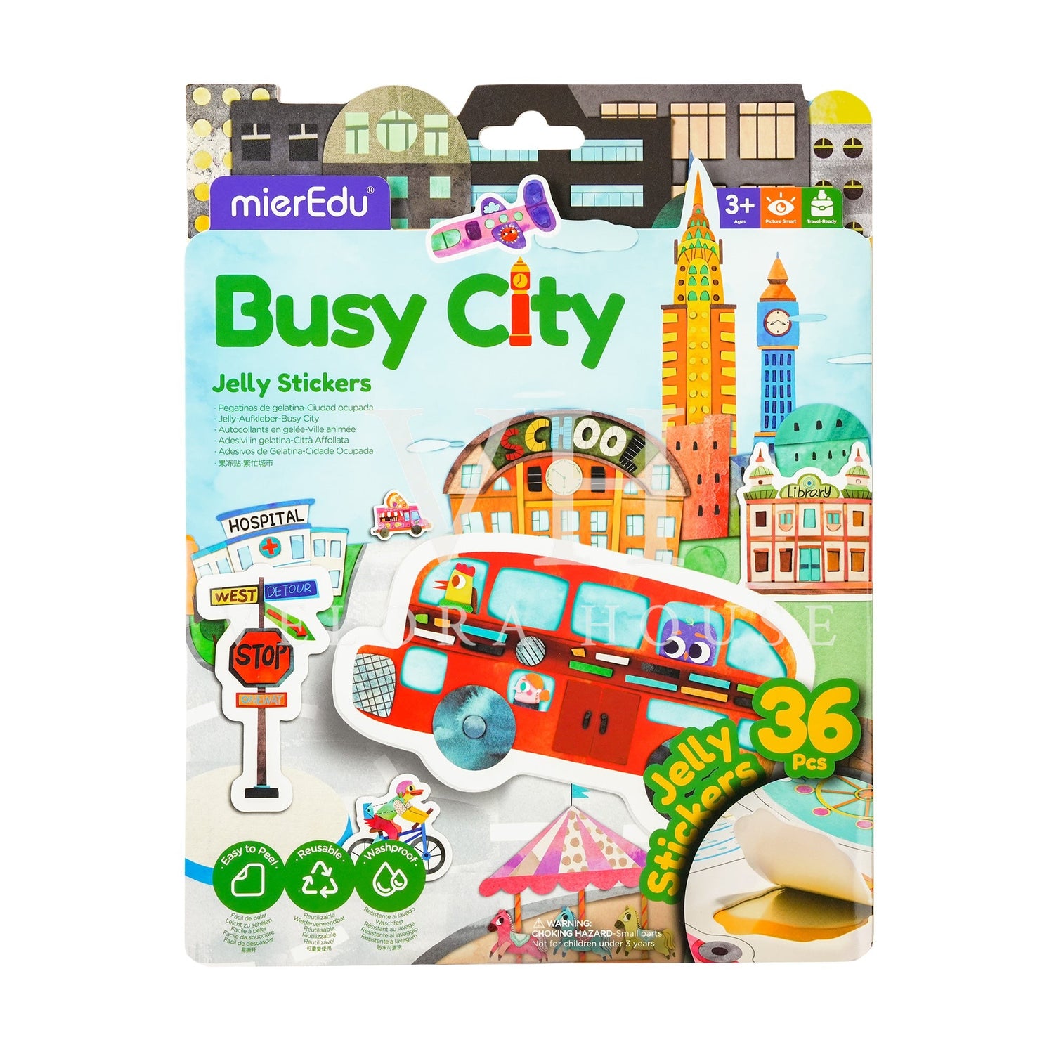 Busy City Jelly Stickers
