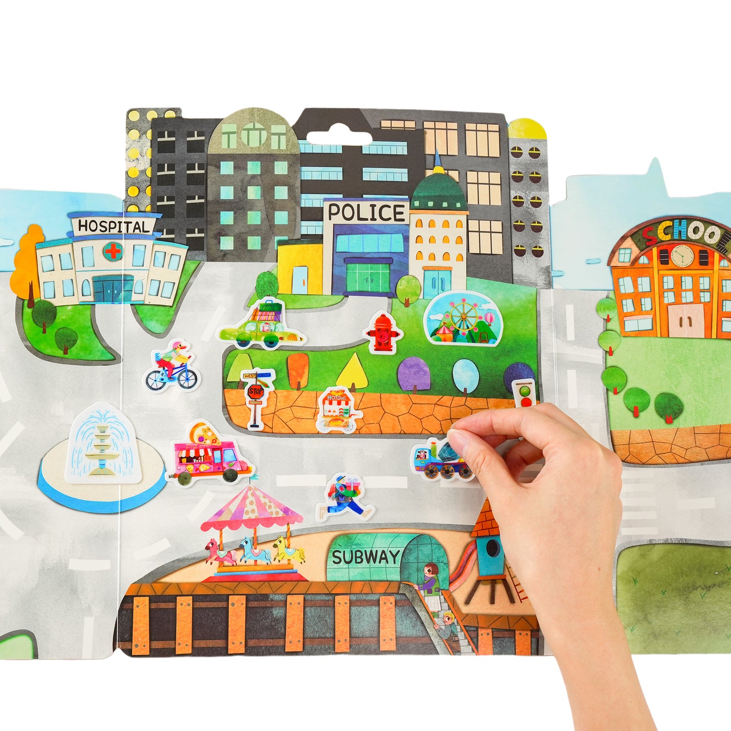 Busy City Jelly Stickers