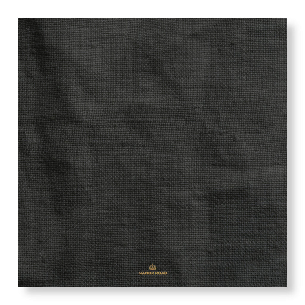 Black Linen Cheese Board Presentation Card Pk/8