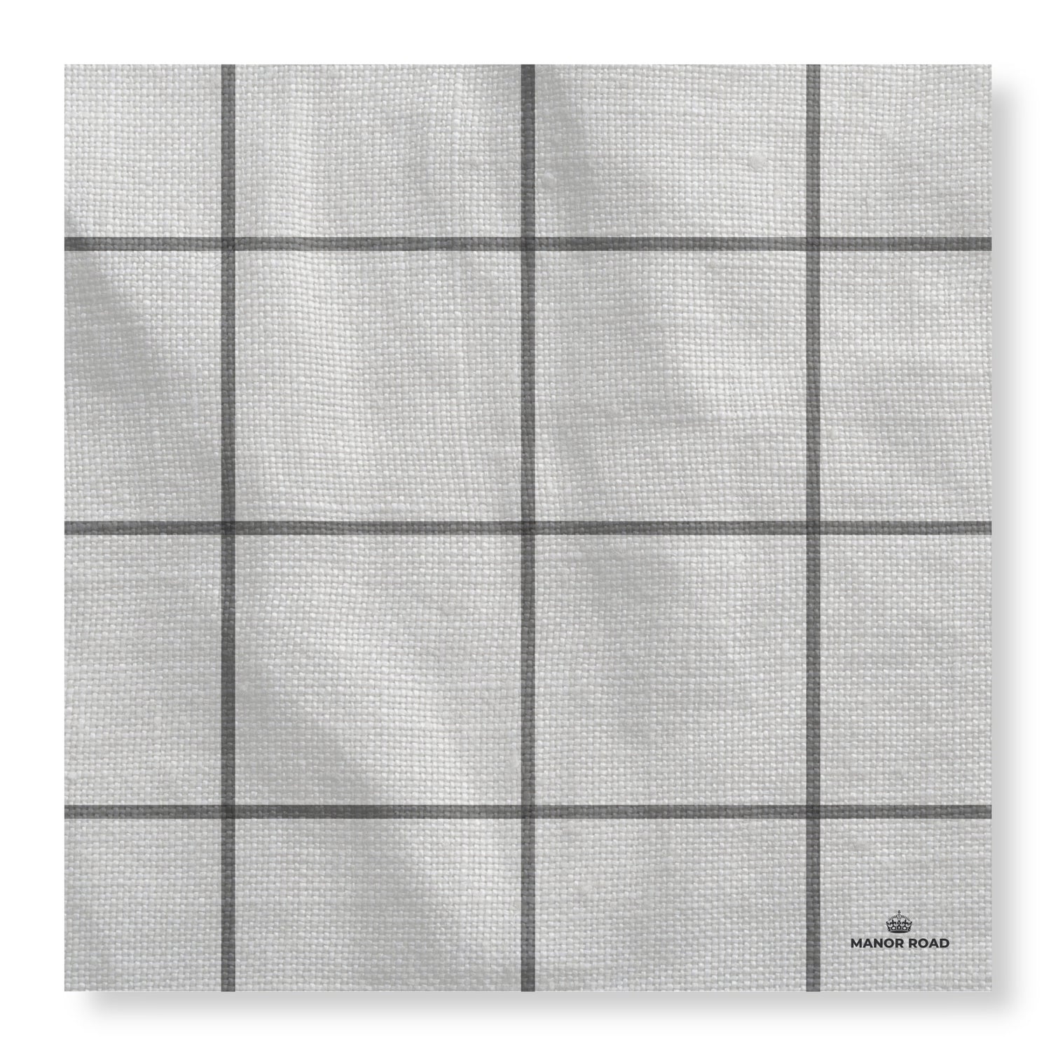 Black & White Check Cheese Board Presentation Card Pk/8