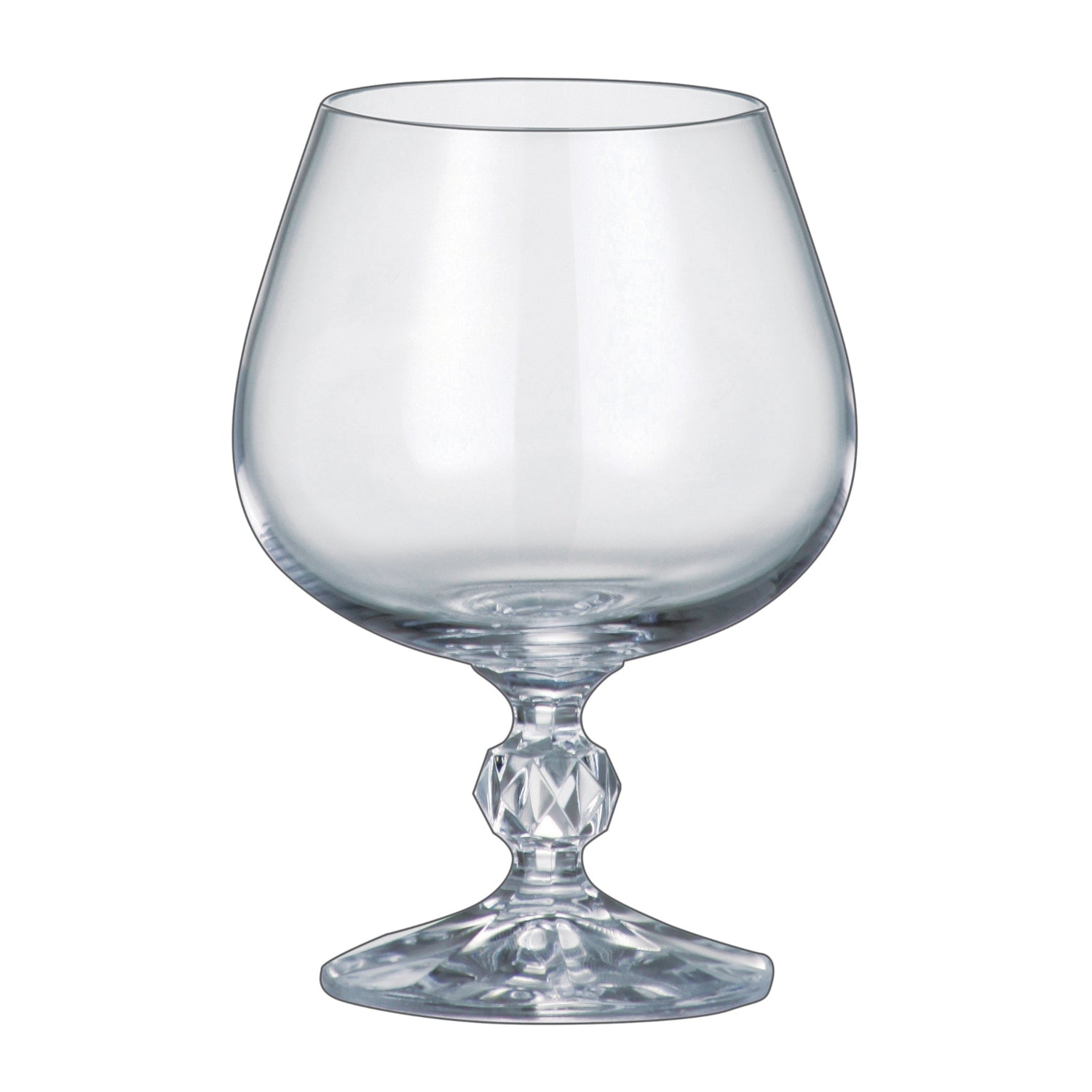 Claudia Crystal Brandy Glass Box/6 250ml