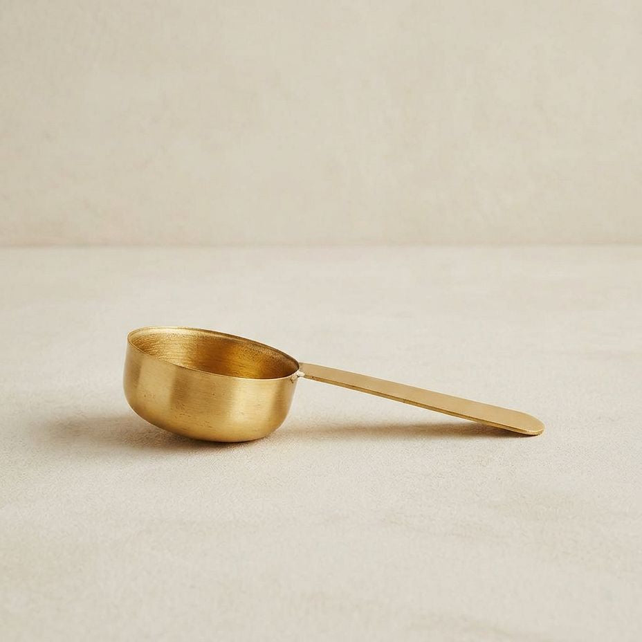 Foundry Brass Coffee Spoon