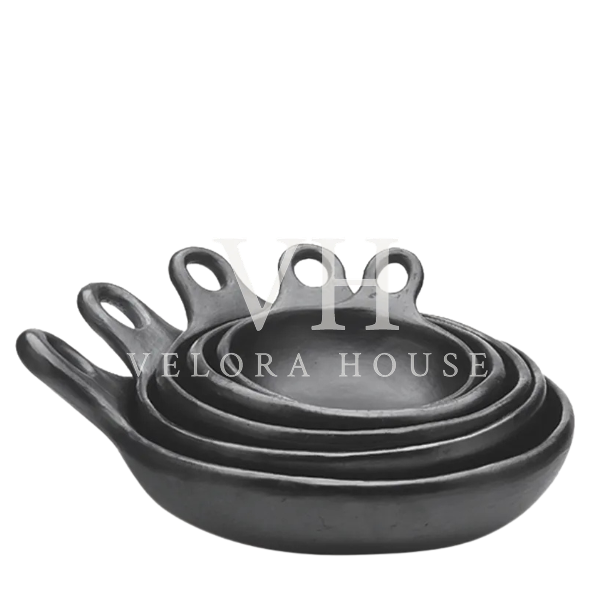 La Chamba Round Dish One Handle Size 3