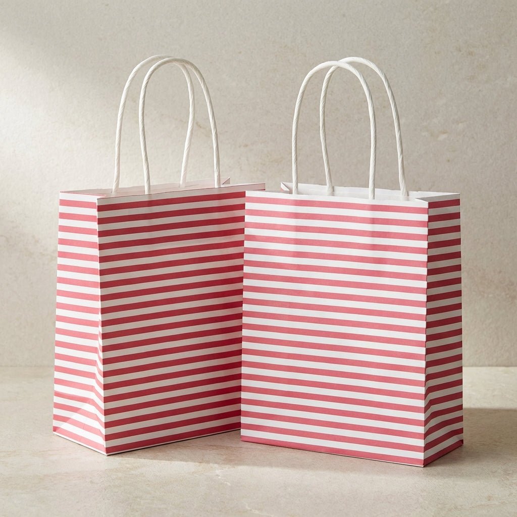 Candy Red Gift Bag, Pk/2 (Small)
