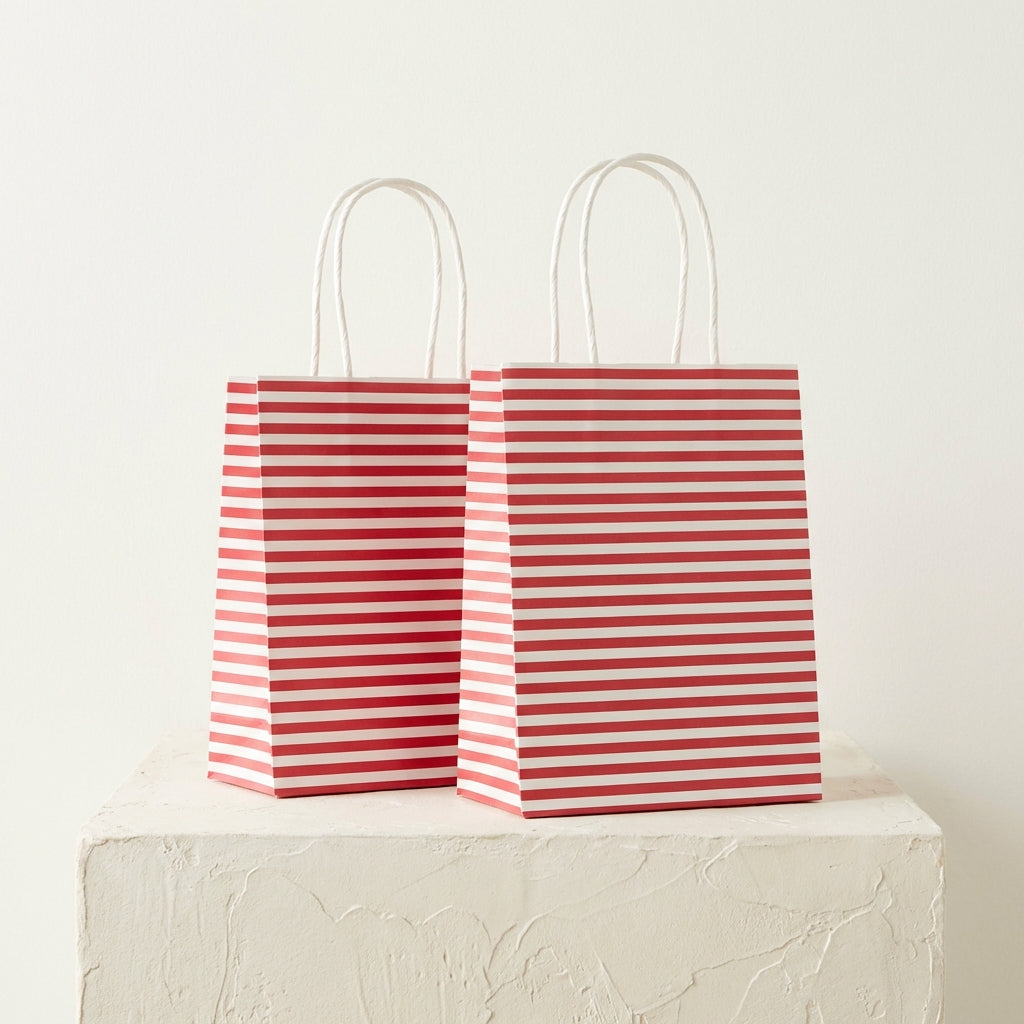Candy Red Gift Bag, Pk/2 (Small)