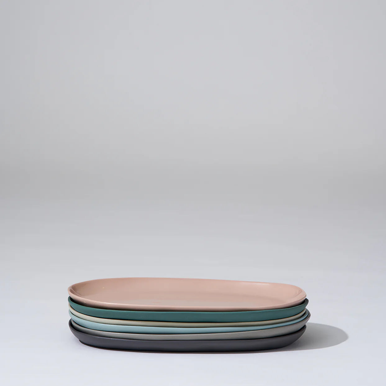 Cloud Oval Plate Icy Pink (M)