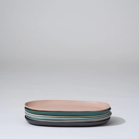 Cloud Oval Plate Icy Pink (M)