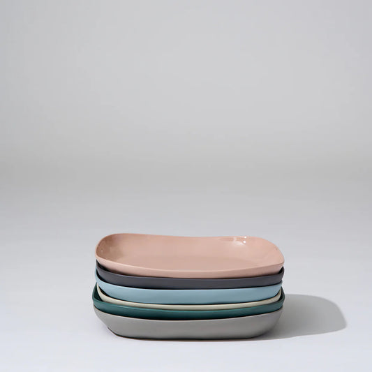 Cloud Square Platter Chalk (M)