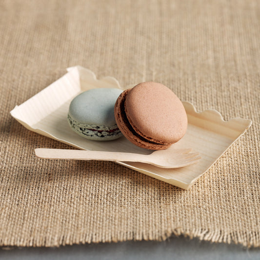 Scallop Edge Disposable Plate Pk/10