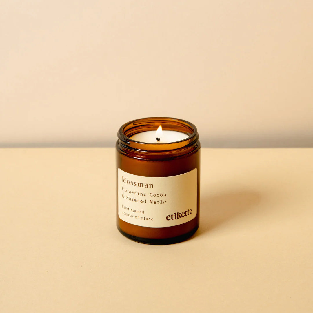 Mossman in Flowering Cocoa & Sugared Maple Candle 175ml