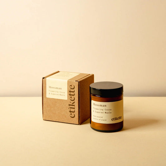 Mossman in Flowering Cocoa & Sugared Maple Candle 175ml