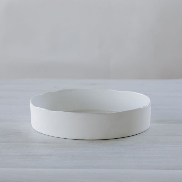 Flax Vue Bowl White (28x6cm)