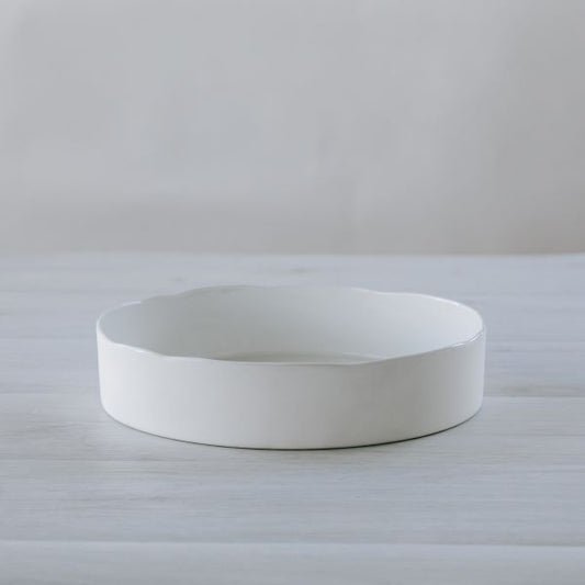 Flax Vue Bowl White (28x6cm)