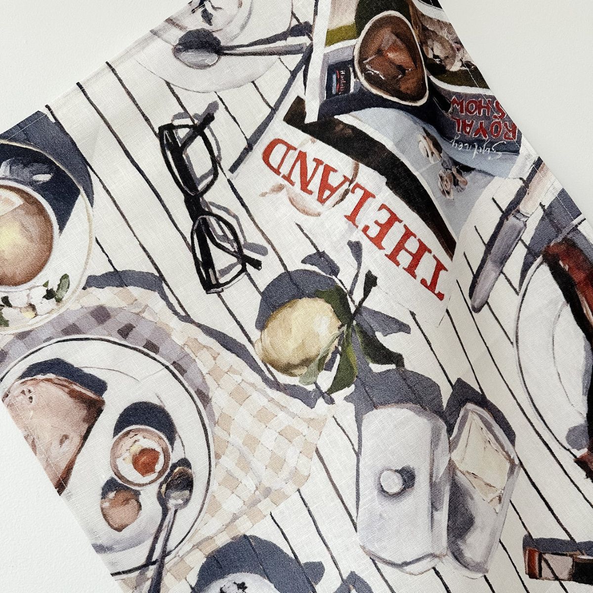 'FARM MORNINGS' Tea Towel