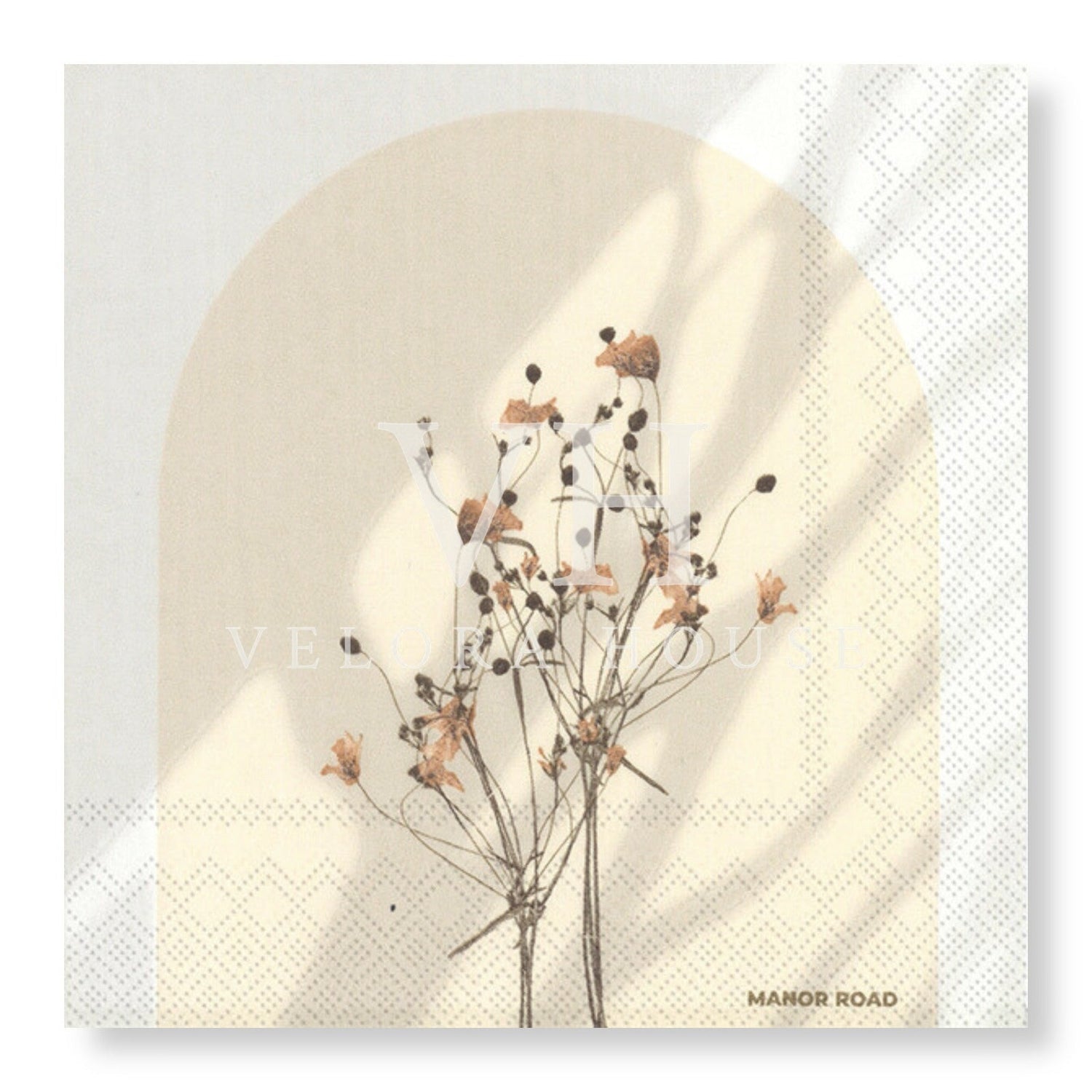 Florescence Cocktail Serviette