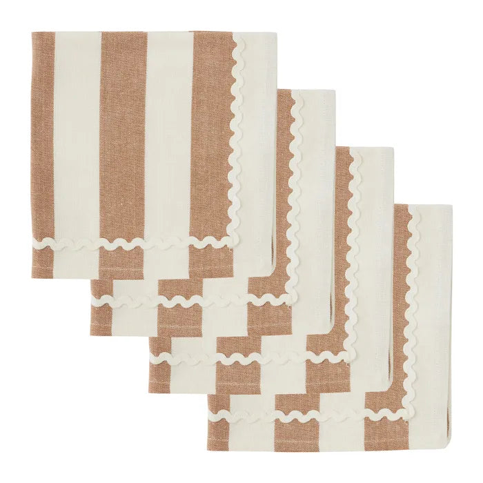 ORLA Cotton Napkins Terra Set/24