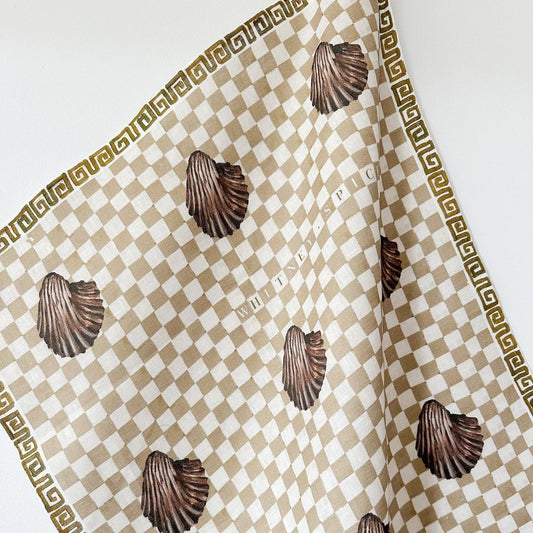 'HAZEL SHELL' Tea Towel