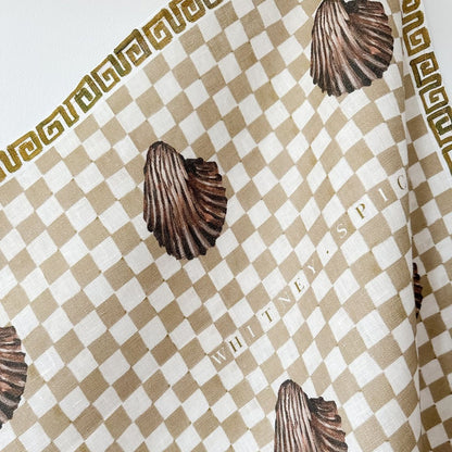 'HAZEL SHELL' Tea Towel