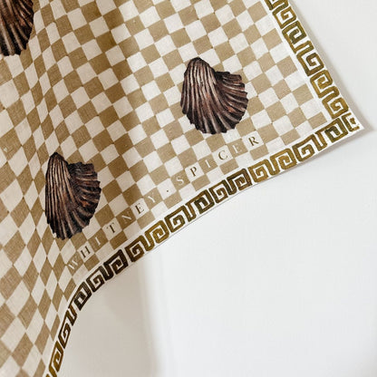 'HAZEL SHELL' Tea Towel