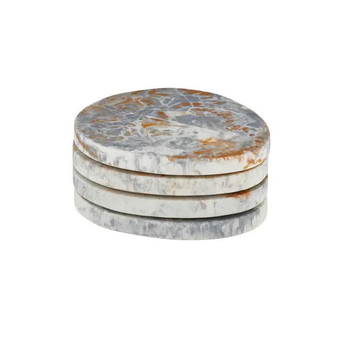 Hadley Resin Coaster Set/4
