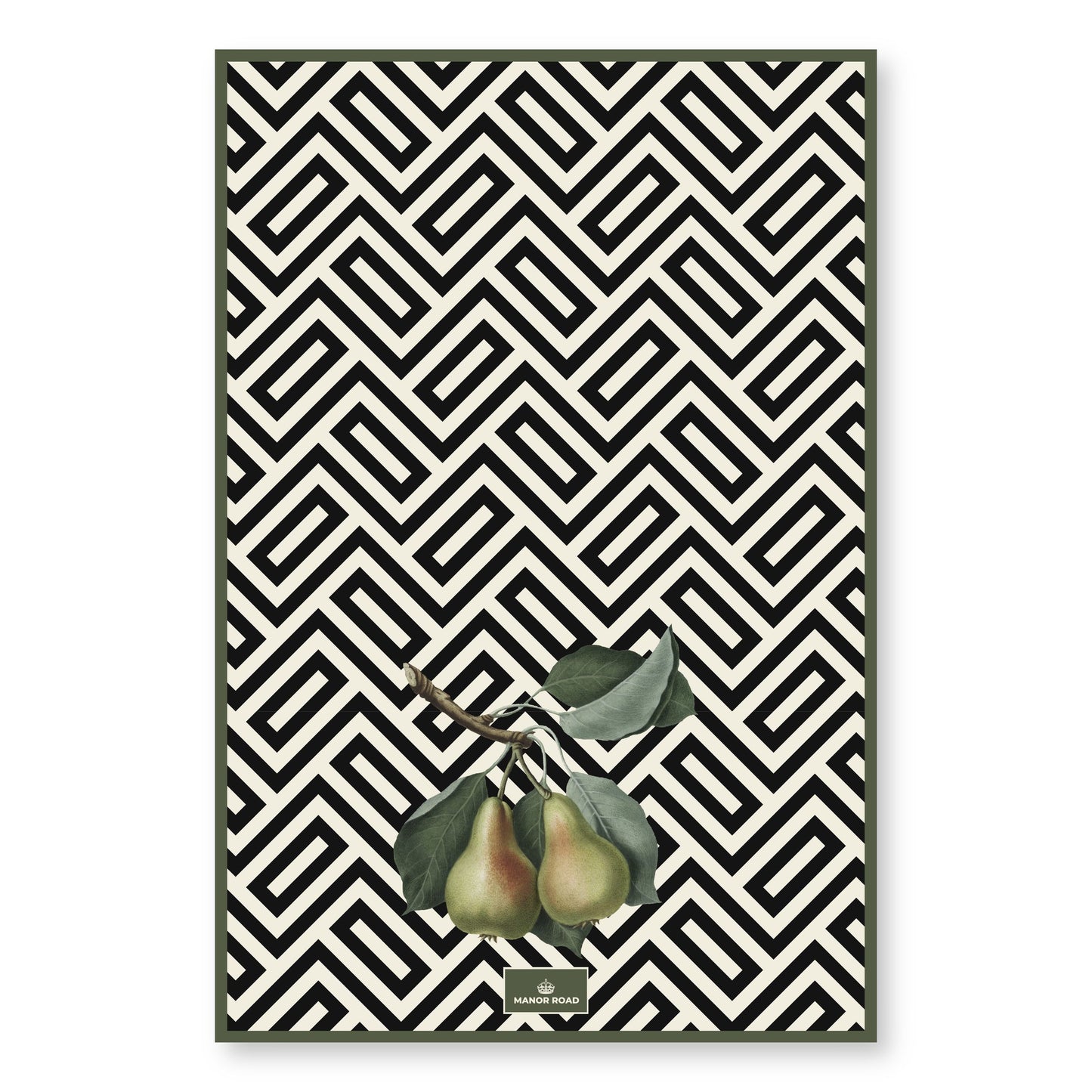 Provincial Pear Microfibre Tea Towel