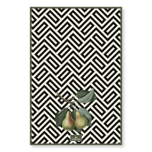 Provincial Pear Microfibre Tea Towel