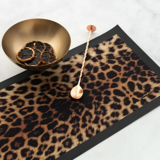 Leopard Bar Mat L