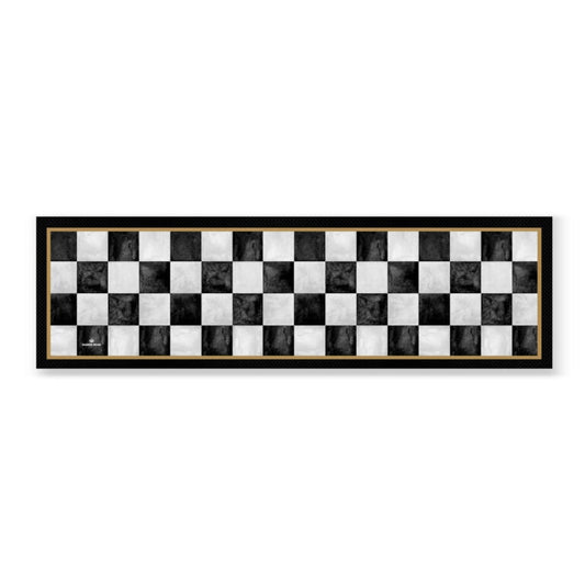 Marble Check Bar Mat L