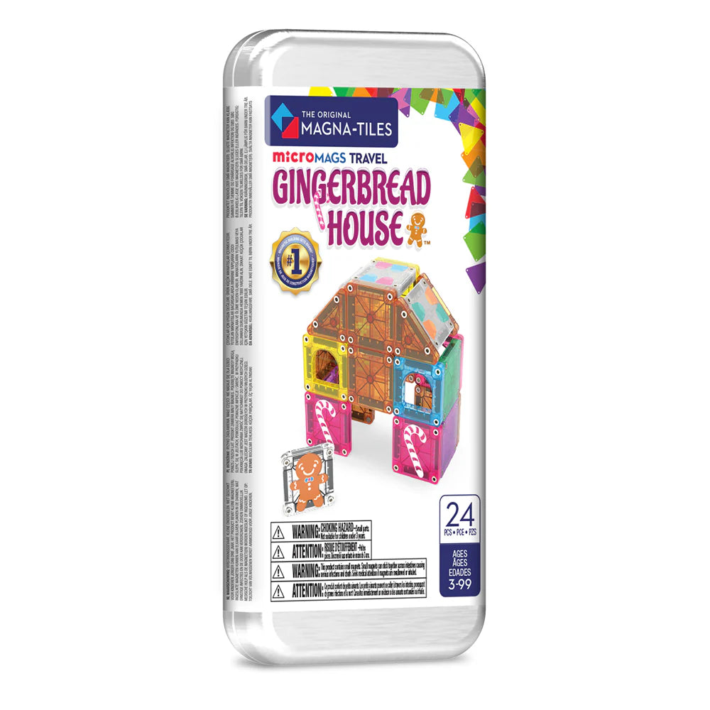 MicroMags Gingerbread House Magnet Set 24pc
