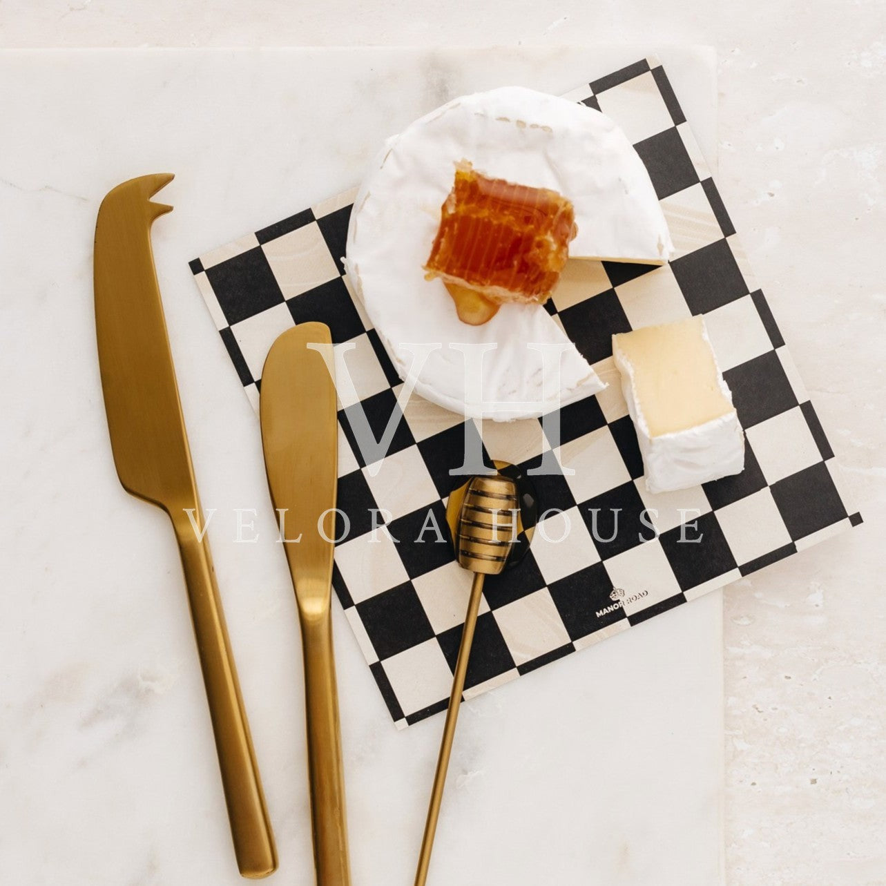 Marble Royale Cheese Board Presentation Card Pk/8
