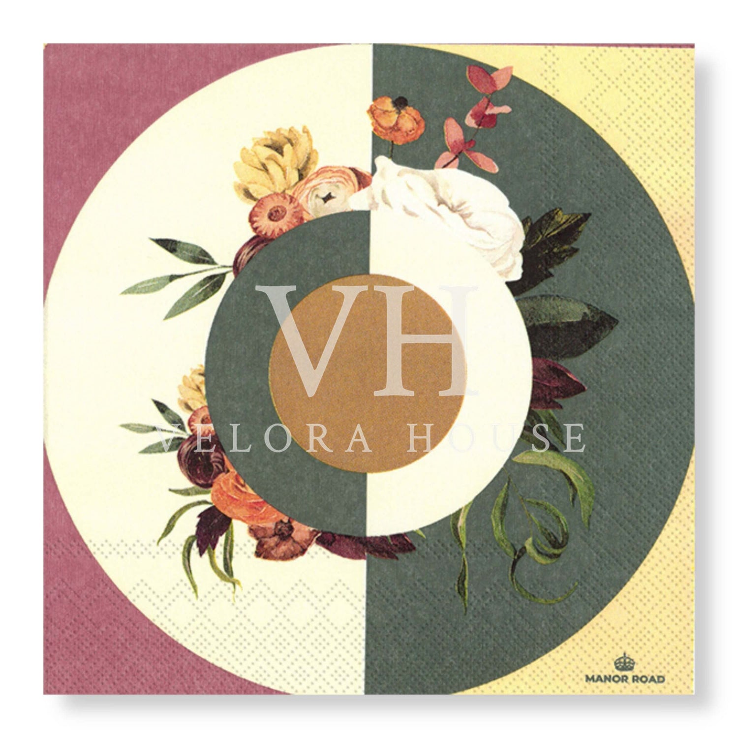 Flora Cocktail Serviette