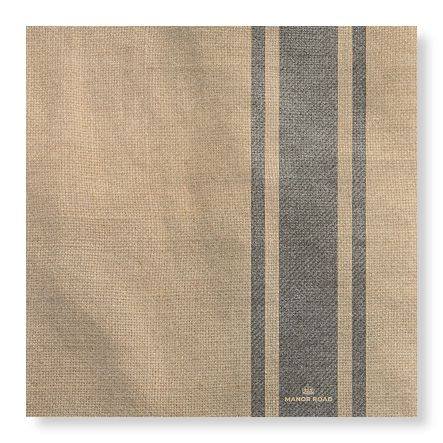 Coffee Stripe Dinner Serviette