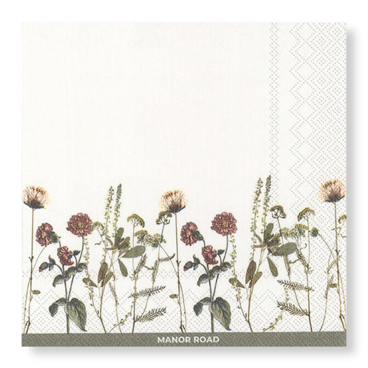 Wildflower Cocktail Serviette
