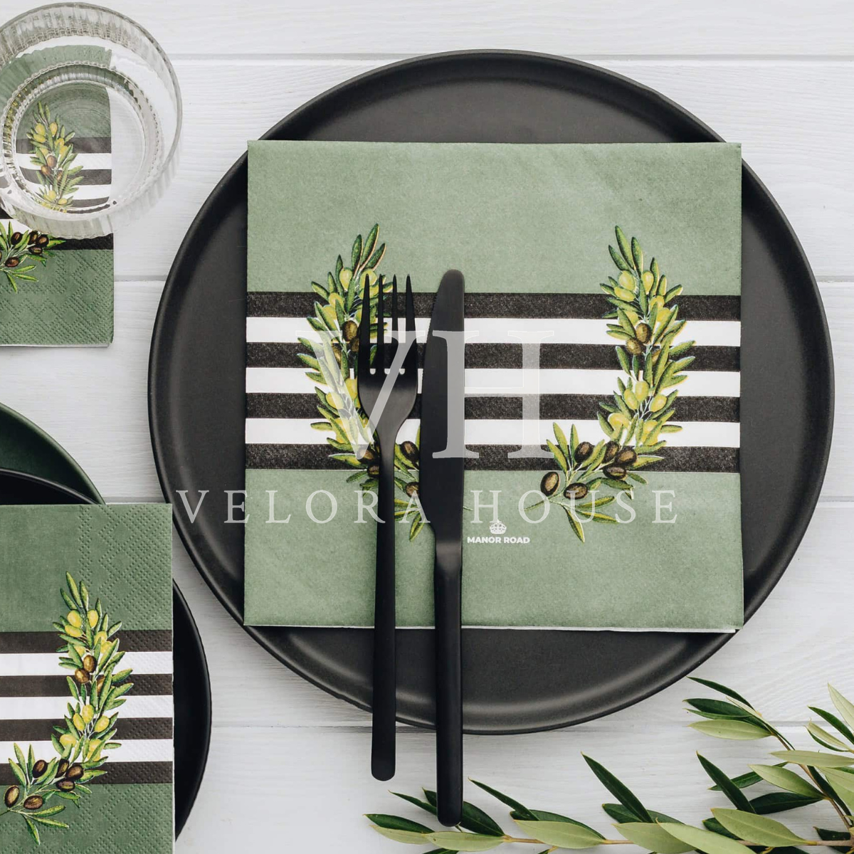 The Olive Dinner Serviette